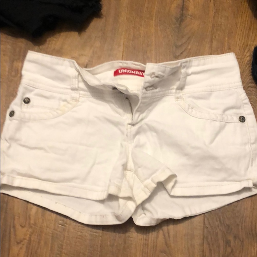 White shorts